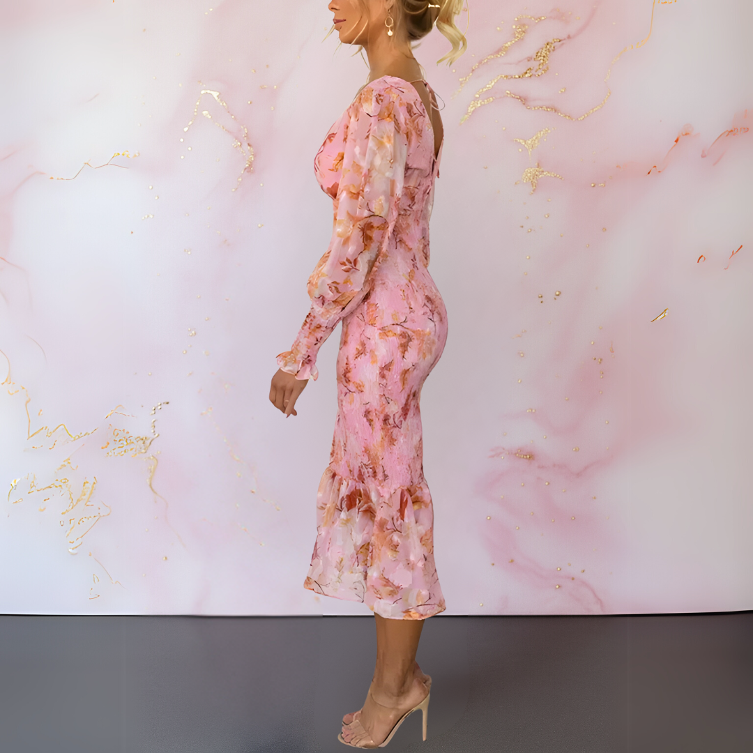 Eleanor & Emily™| Elegant Floral Dress