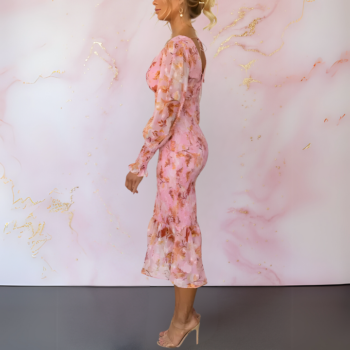 Eleanor & Emily™| Elegant Floral Dress