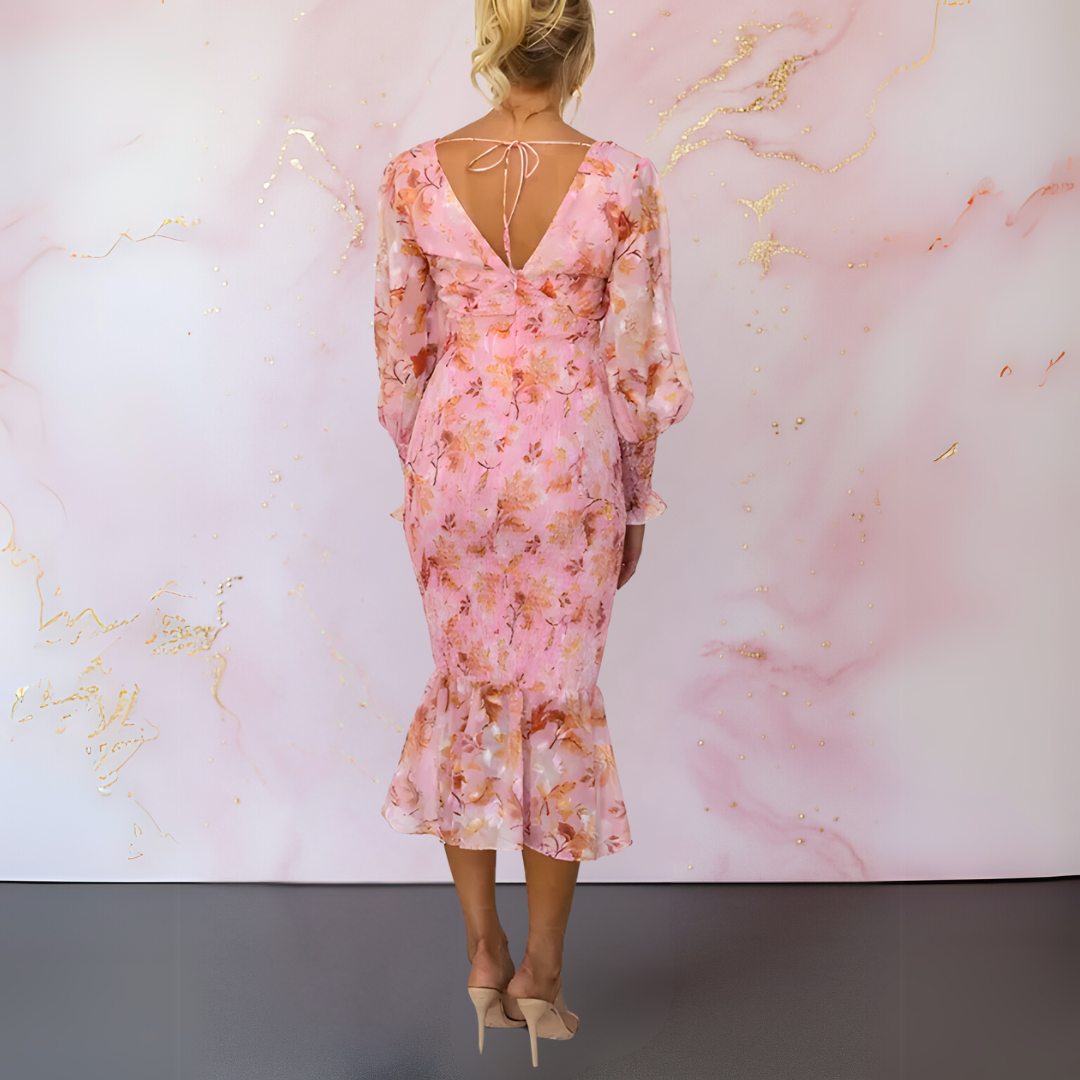 Eleanor & Emily™| Elegant Floral Dress