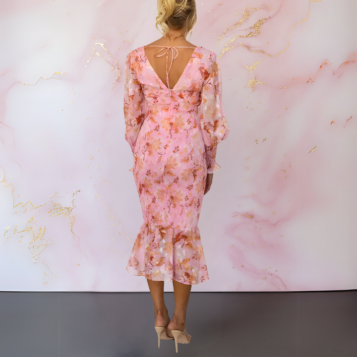 Eleanor & Emily™| Elegant Floral Dress