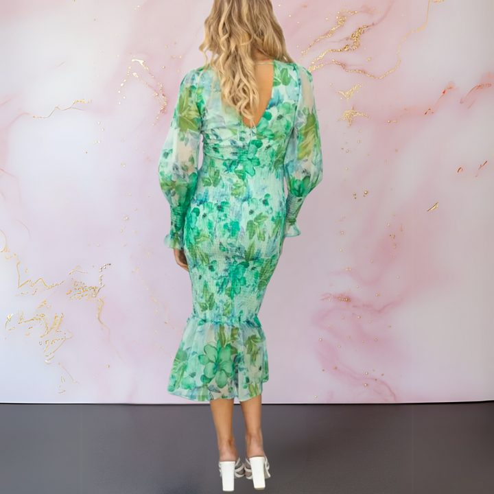 Eleanor & Emily™| Elegant Floral Dress
