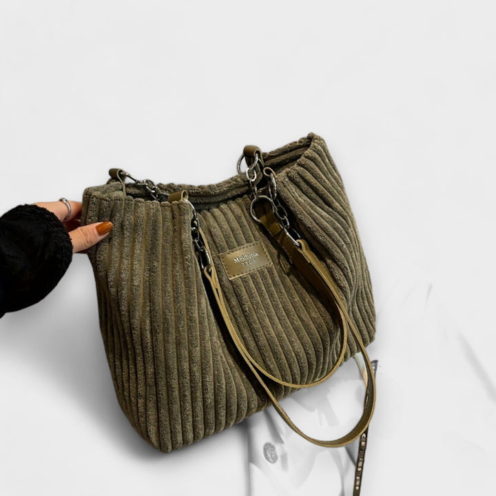 Olivia™ - Soft Cord Shoulder Bag