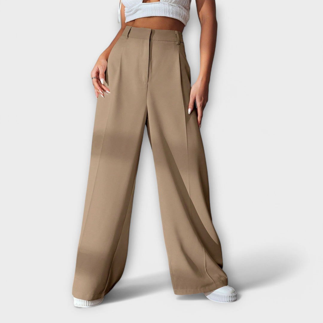 Eleanor & Emily™ | Wide High-Waist Pants