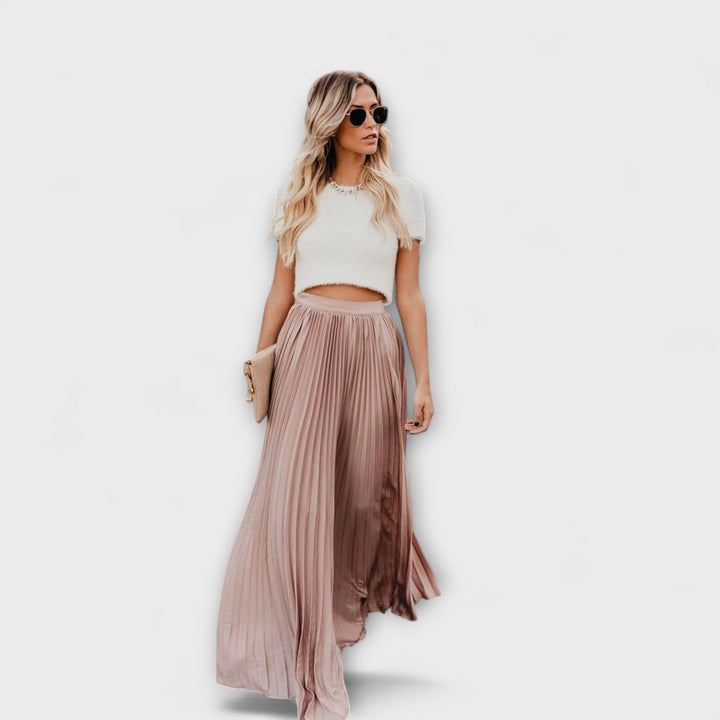 Eleanor & Emily™ | Pleated Maxi Skirt