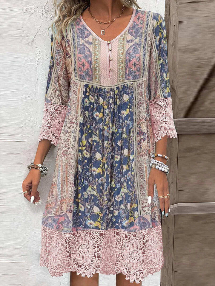 Eleanor & Emily™ | Luxury Patterned Dress