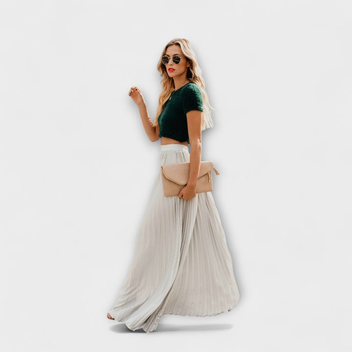Eleanor & Emily™ | Pleated Maxi Skirt