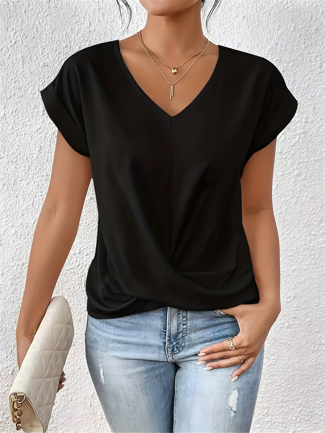 Eleanor & Emily™ | Relaxed Front Twist Top