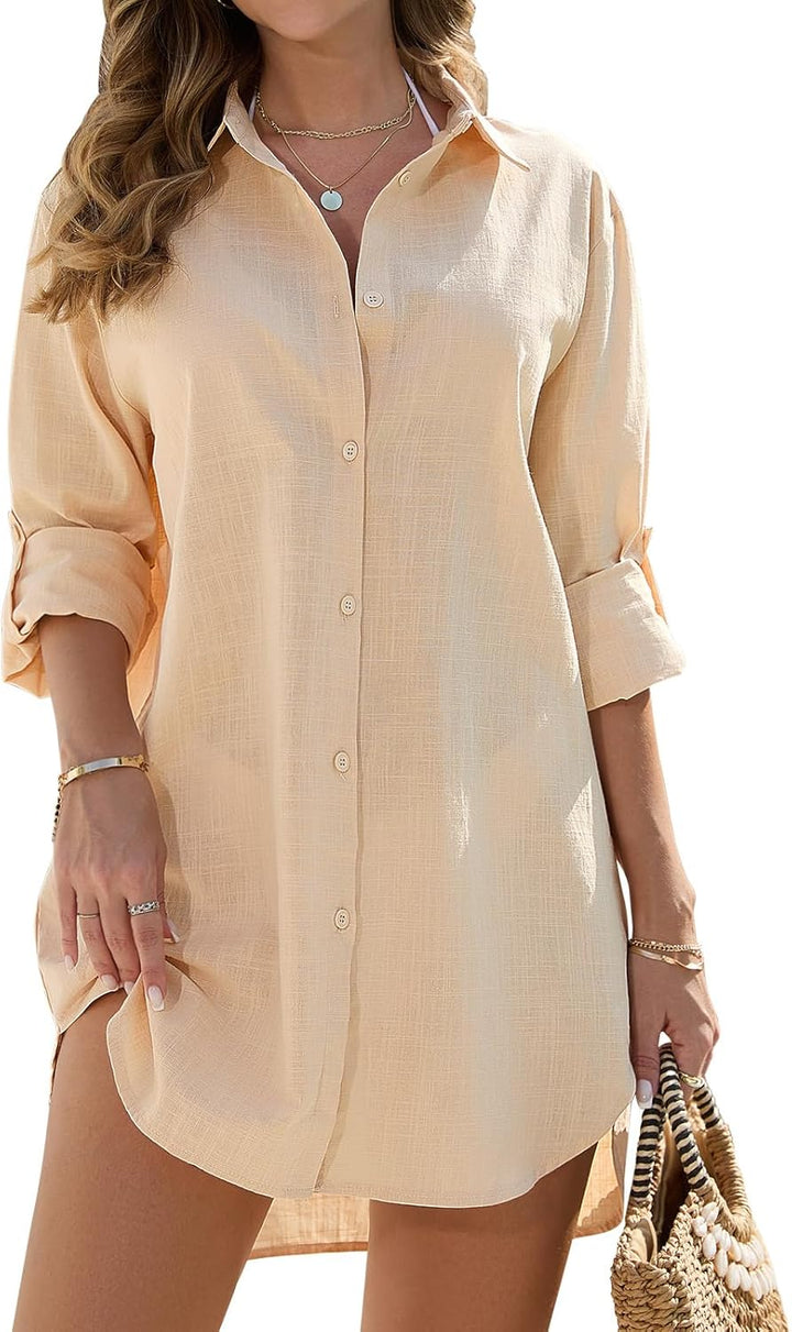 Eleanor & Emily™ | Linen Shirt Dress