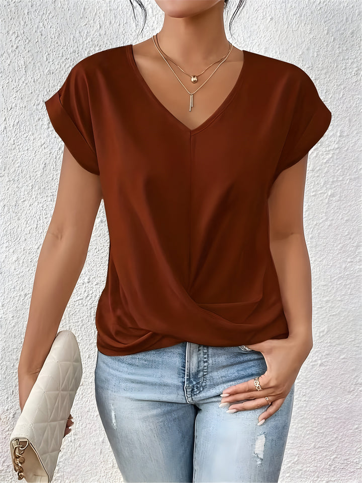 Eleanor & Emily™ | Relaxed Front Twist Top
