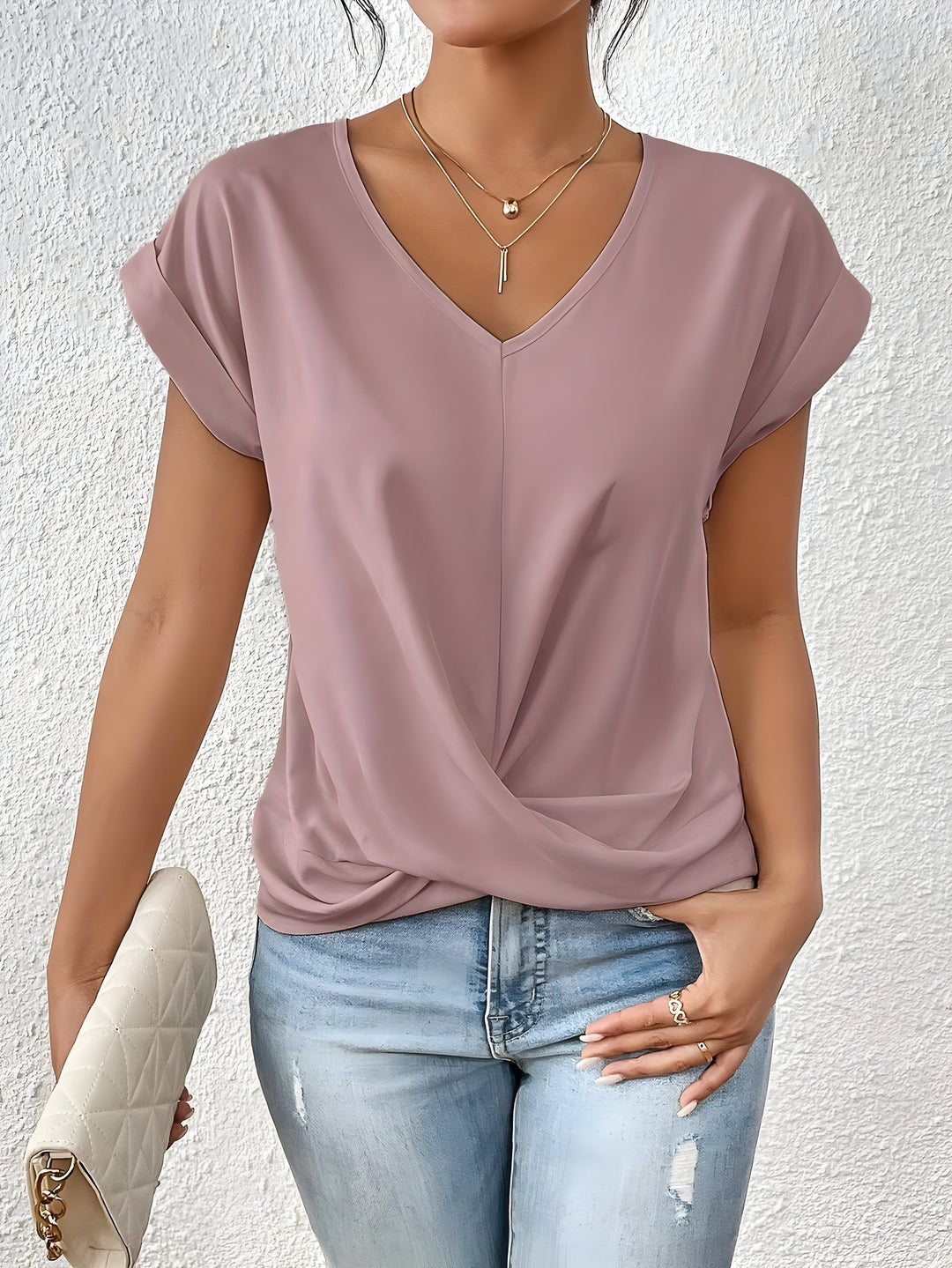 Eleanor & Emily™ | Relaxed Front Twist Top
