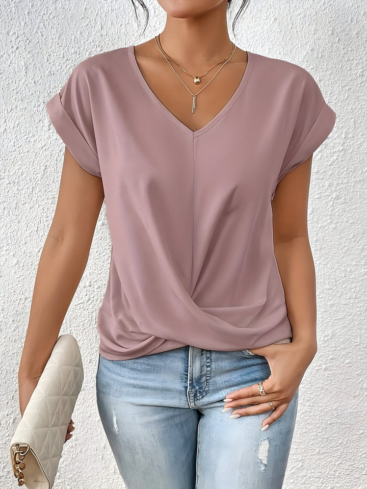 Eleanor & Emily™ | Relaxed Front Twist Top