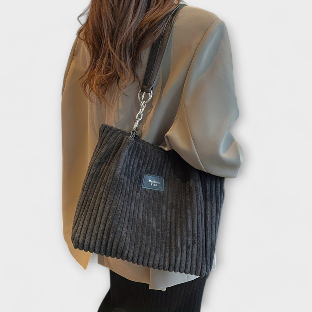 Olivia™ - Soft Cord Shoulder Bag