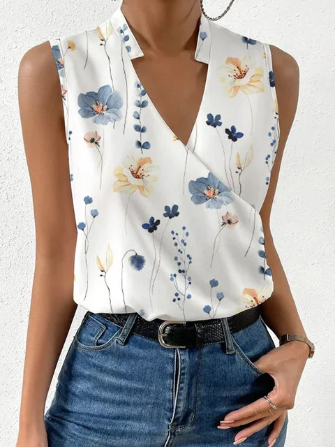 Eleanor & Emily™| Chic Sleeveless Blouse
