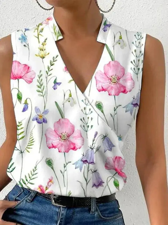 Eleanor & Emily™| Chic Sleeveless Blouse