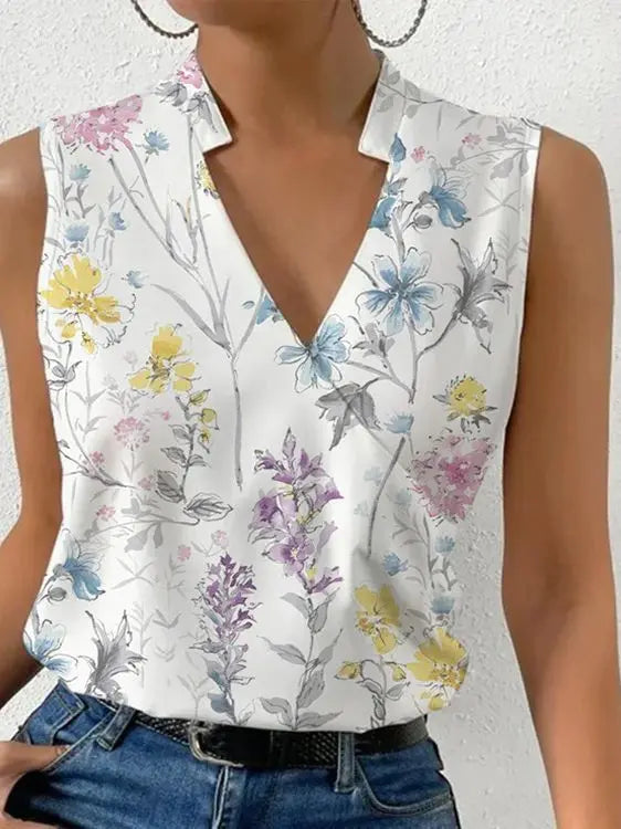 Eleanor & Emily™| Chic Sleeveless Blouse