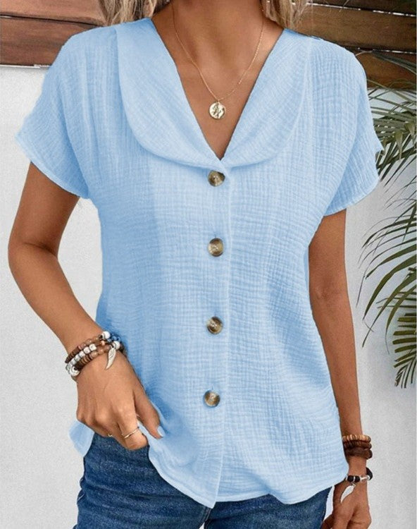 Eleanor & Emily™ | Chic Buttoned Blouse