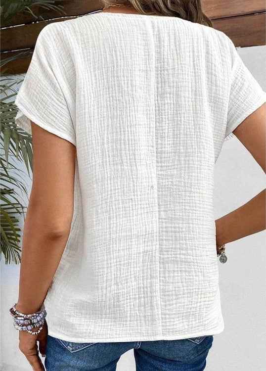 Eleanor & Emily™ | Chic Buttoned Blouse
