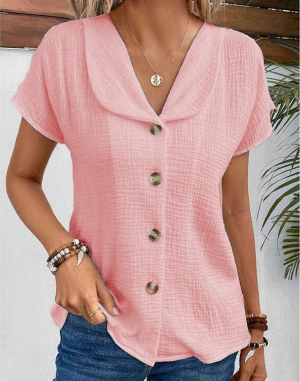Eleanor & Emily™ | Chic Buttoned Blouse