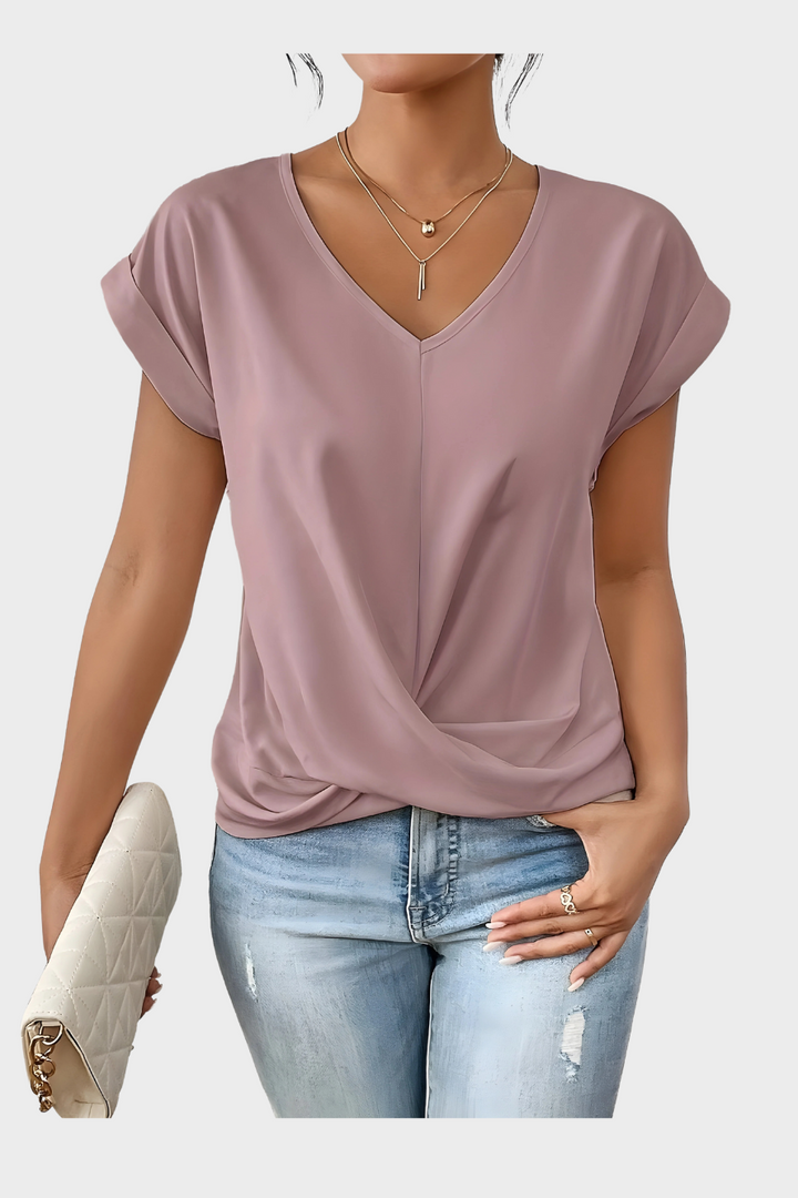 Eleanor & Emily™ | Relaxed Front Twist Top