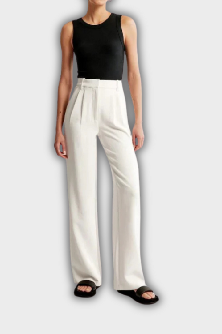 Eleanor & Emily™ | Wide Leg Tailored Pants
