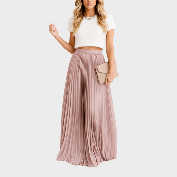 Eleanor & Emily™ | Pleated Maxi Skirt