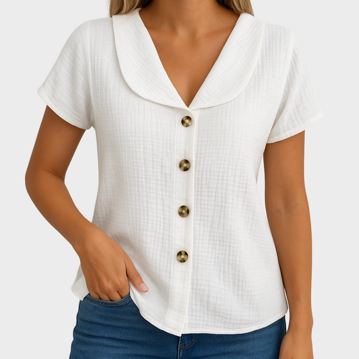 Eleanor & Emily™ | Chic Buttoned Blouse