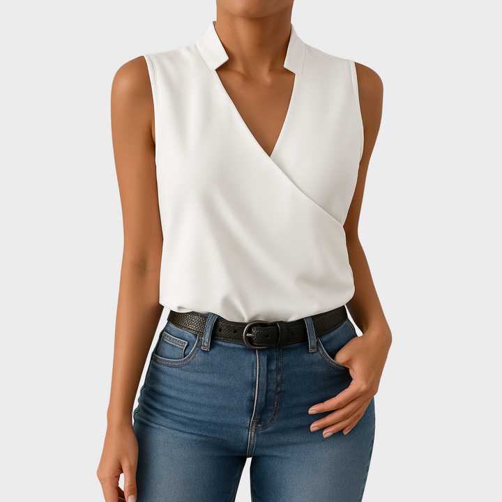 Eleanor & Emily™| Chic Sleeveless Blouse