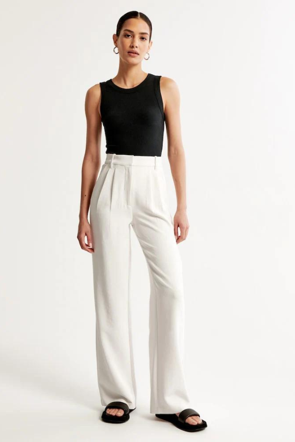 Eleanor & Emily™ | Wide Leg Tailored Pants