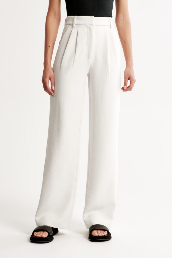 Eleanor & Emily™ | Wide Leg Tailored Pants
