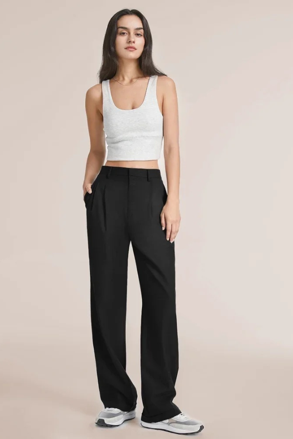 Eleanor & Emily™ | Wide Leg Tailored Pants