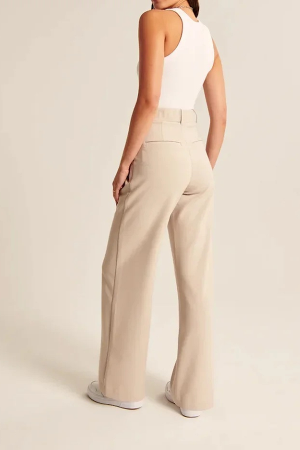 Eleanor & Emily™ | Wide Leg Tailored Pants