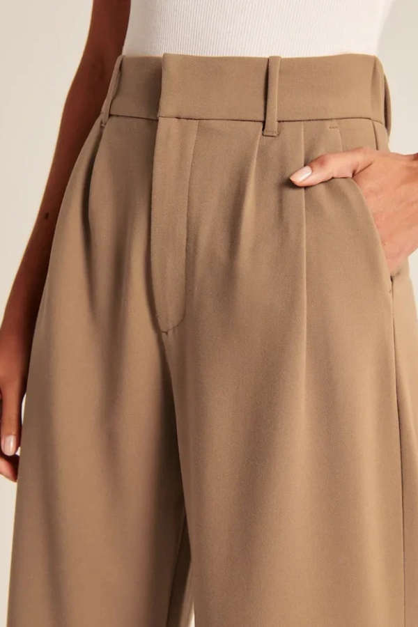 Eleanor & Emily™ | Wide Leg Tailored Pants