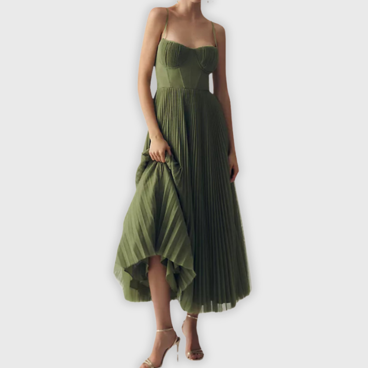 Eleanor & Emily™ | Green Luxury Dress