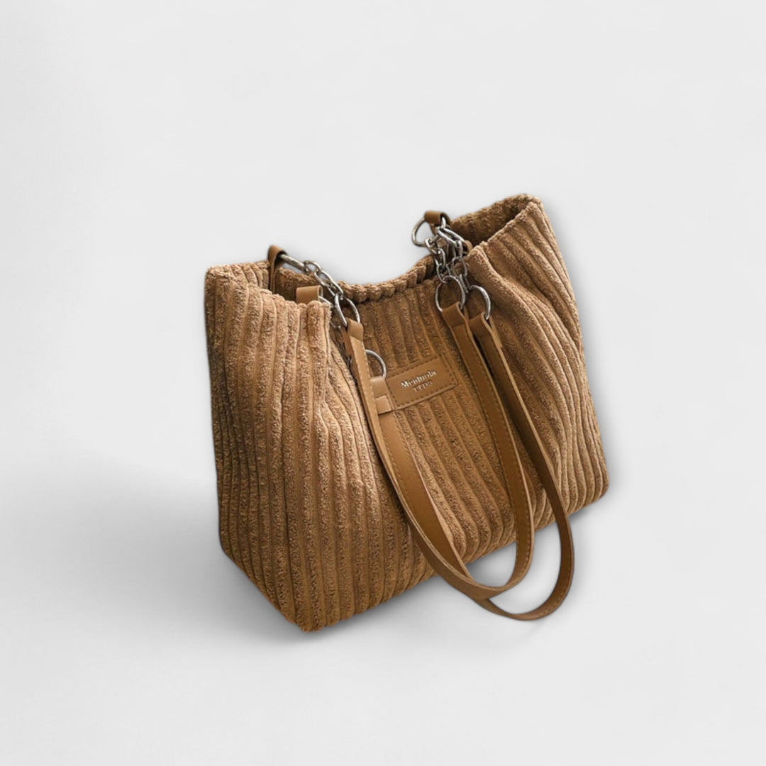Olivia™ - Soft Cord Shoulder Bag
