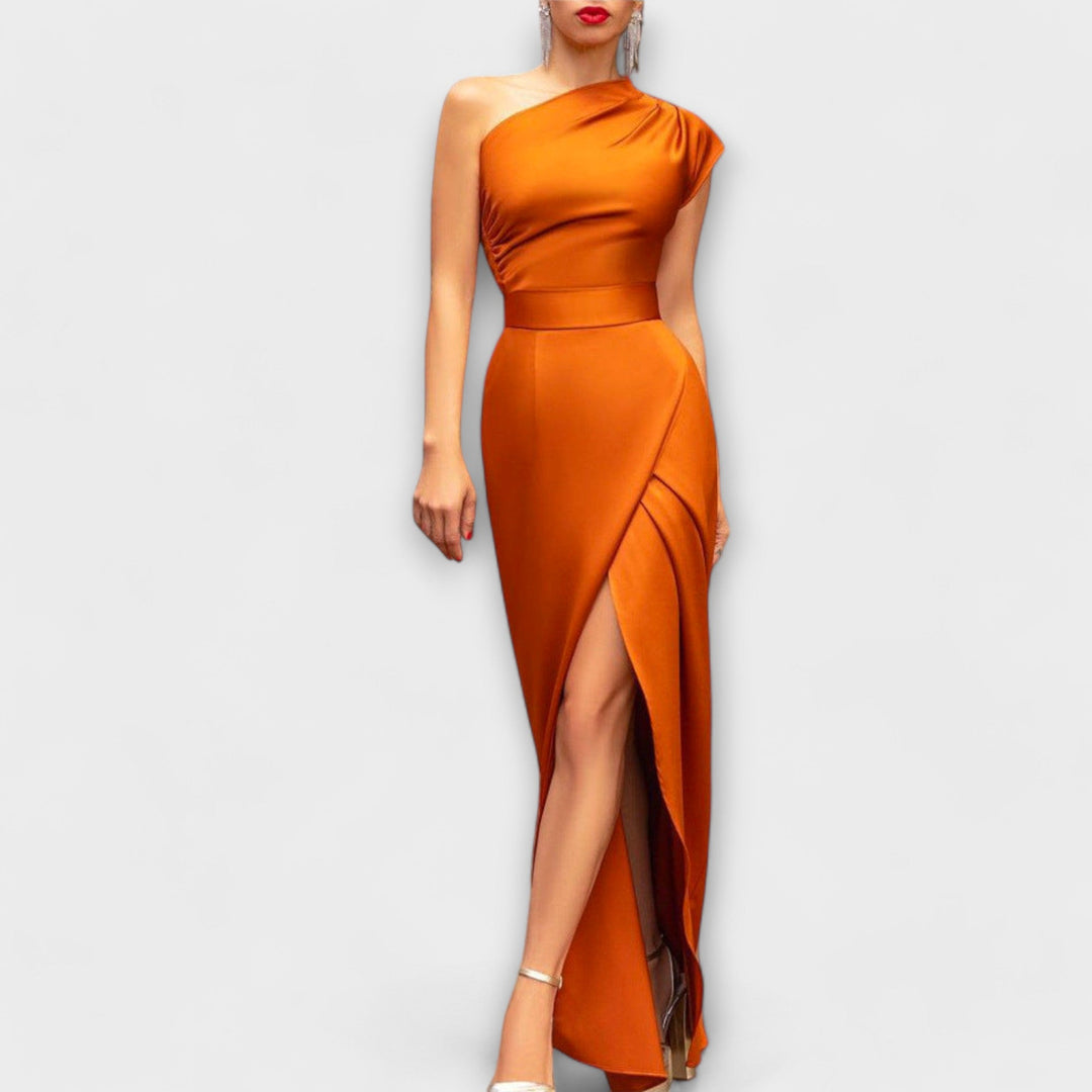Eleanor & Emily™ | Elegant One-Shoulder Dress