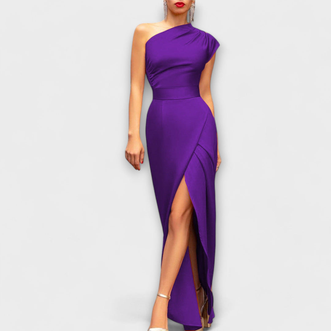Eleanor & Emily™ | Elegant One-Shoulder Dress