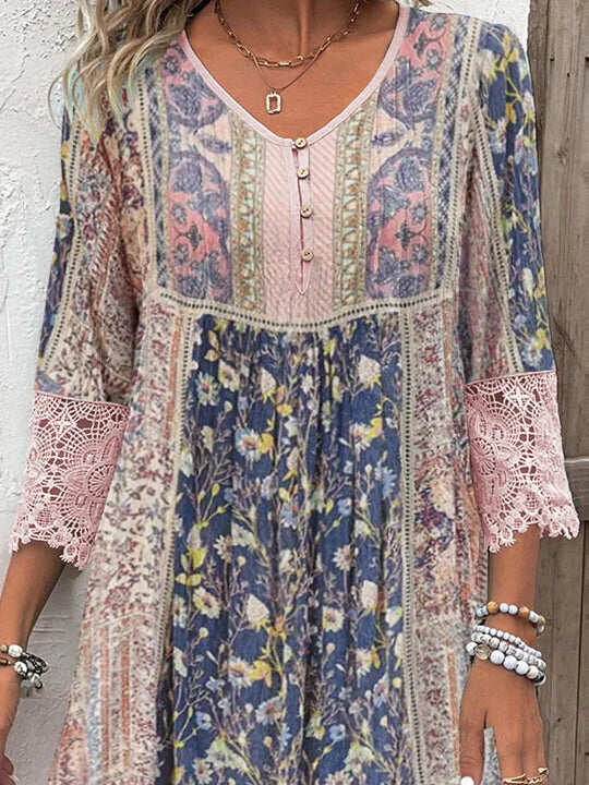 Eleanor & Emily™ | Luxury Patterned Dress