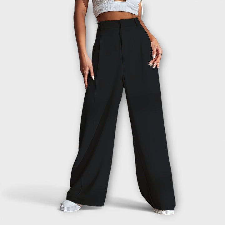 Eleanor & Emily™  | Elegant High-Waist Pants