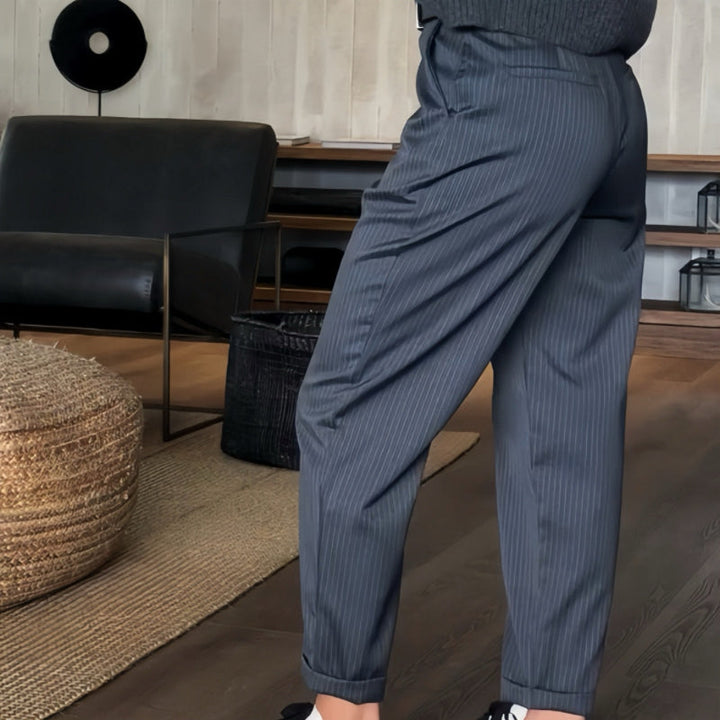 Eleanor & Emily™ | Tailored Pinstripe Pants