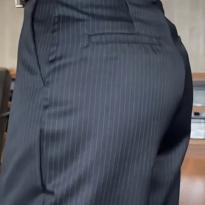 Eleanor & Emily™ | Tailored Pinstripe Pants