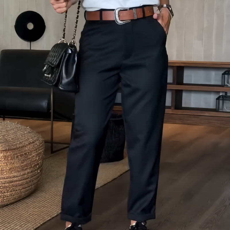 Eleanor & Emily™ | Tailored Pinstripe Pants