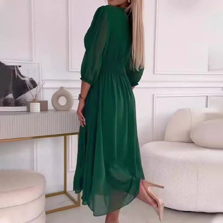 Eleanor & Emily™ | Chiffon V-Neck Dress