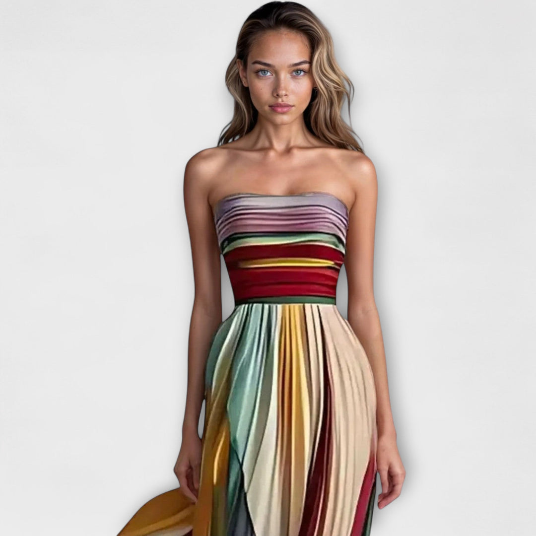 Eleanor & Emily™ | Colourful Luxurious Dress